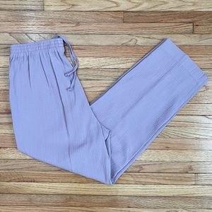 Vintage Alfred Dunner - Petite Lavender Crinkle Pants